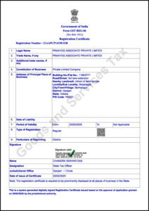 GST Registration Certificate 212x300